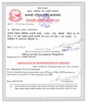 Company Registration Certificate  &raquo; Click to zoom ->